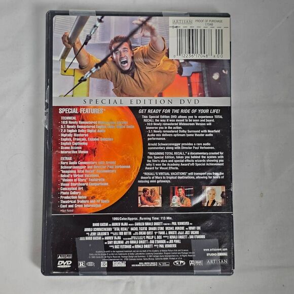 Total Recall Special Edition 1990 (Arnold Schwarzenegger) - Picture 3 of 3